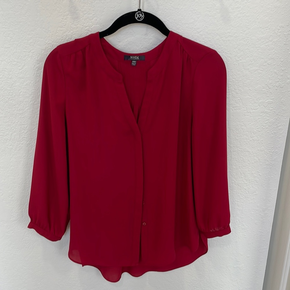 Red blouse